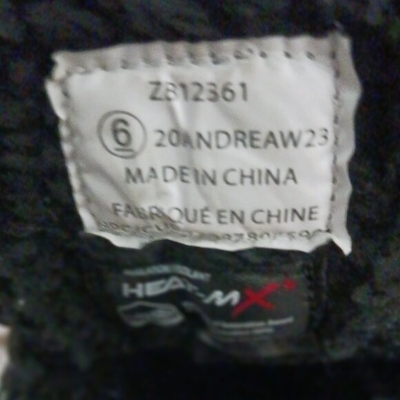 Ice Fields Winter Snow Boots Womens 6 Black Heat-MX Insulation Light Weight Lace - Picture 10 of 11